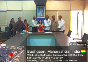Felicitation of Alfiya Magdum for securing record package of ₹22 LPA