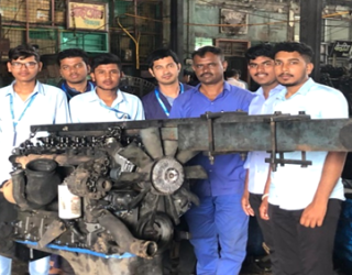 Industrial Visit To Divisional ST Workshop 